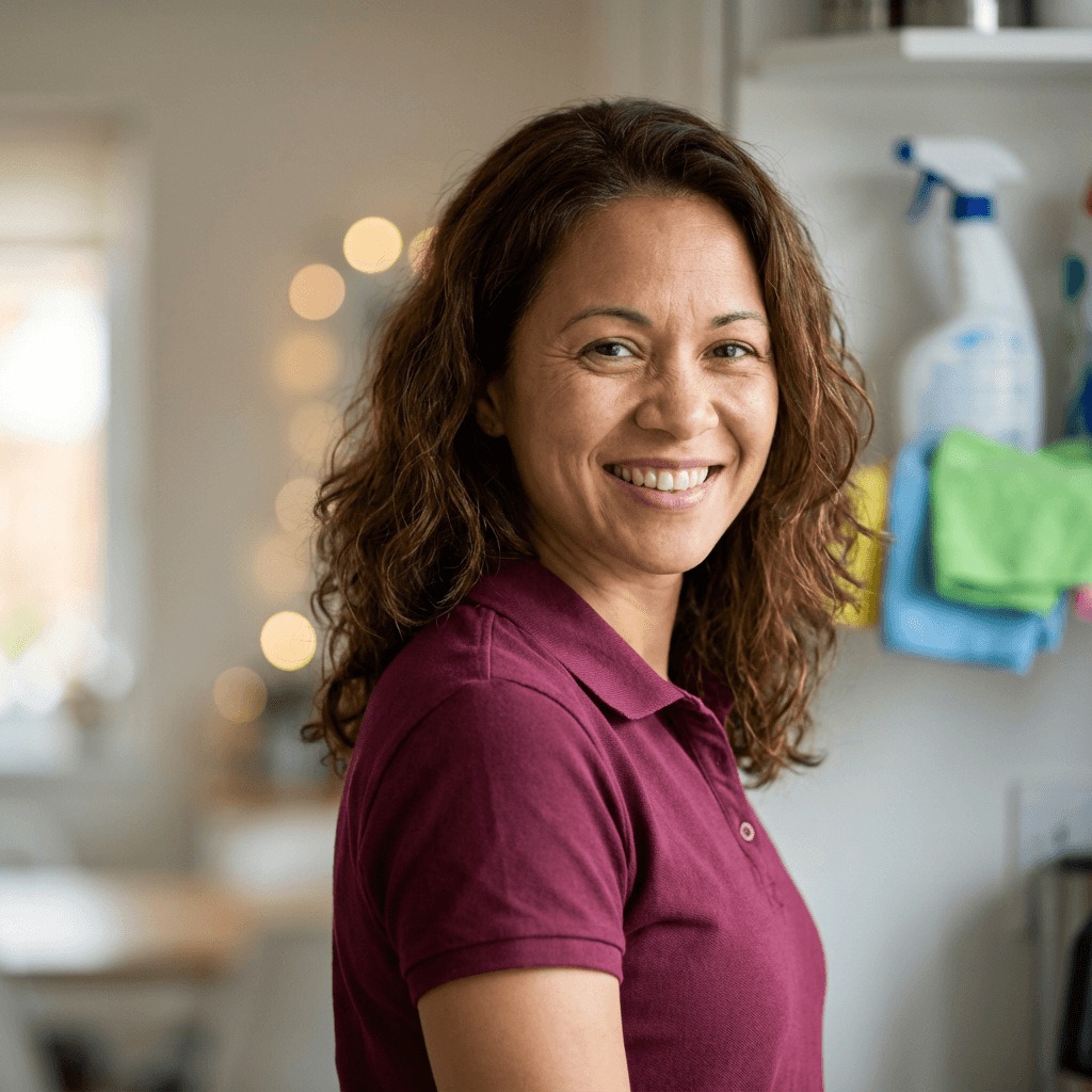 Sarah Thompson, woman with a friendly smile