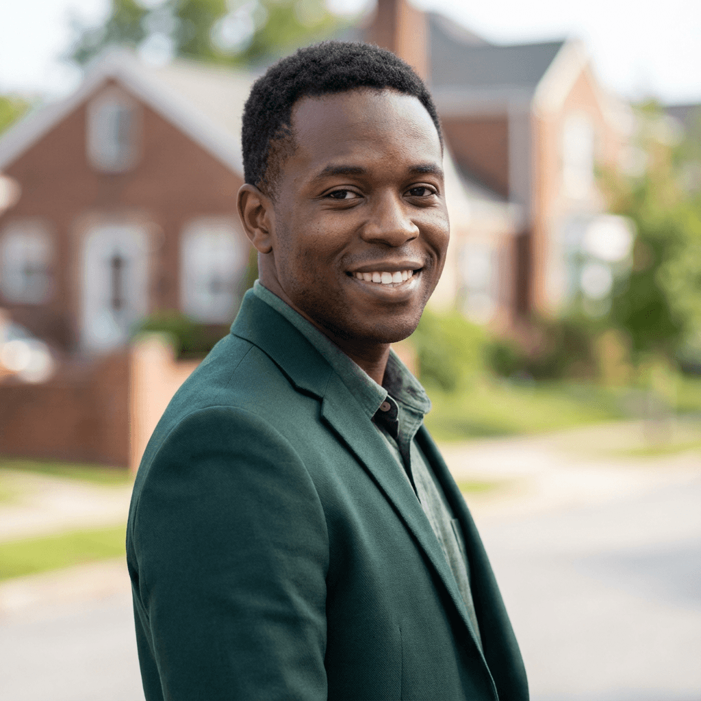Daniel Okafor, man in a casual button-up shirt